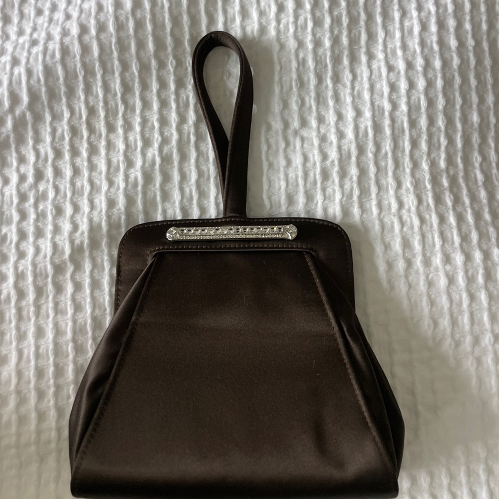 Elegant Brown Evening Clutch